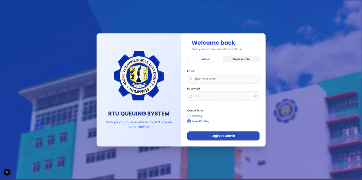 Real-time Queueing System